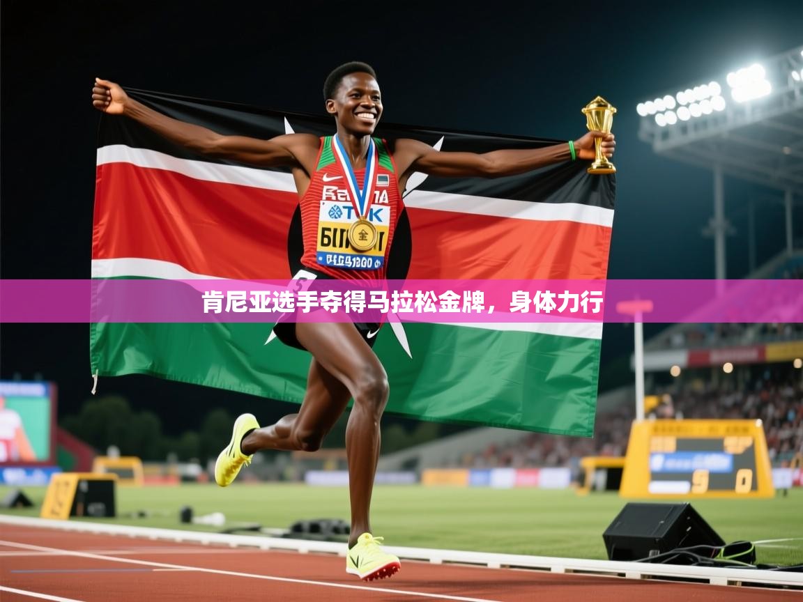 肯尼亚选手夺得马拉松金牌，身体力行  第2张