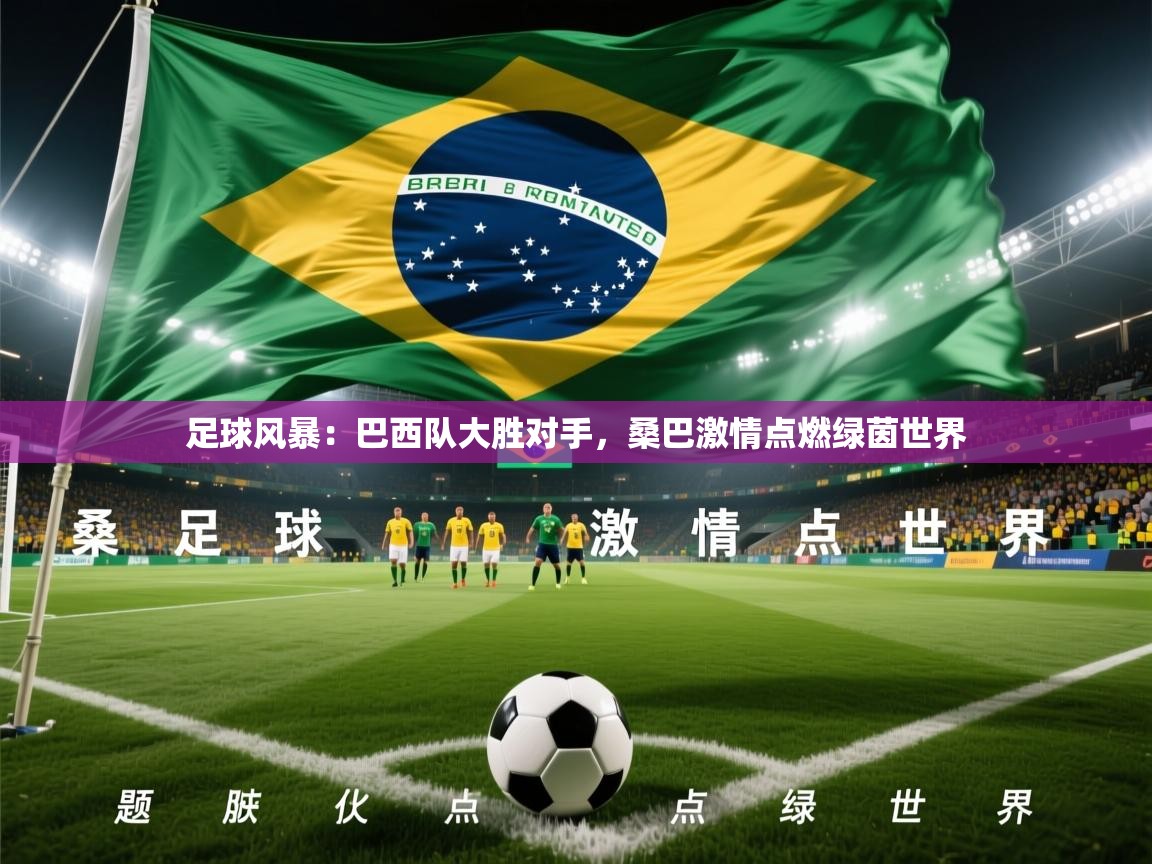 足球风暴：巴西队大胜对手，桑巴激情点燃绿茵世界  第1张